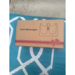 Electric Foot Massager Deep Kneading Relaxation Machine Red 24W DC12V New in Box